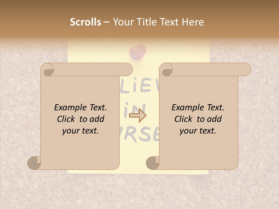 Inspirational Text Conceptual PowerPoint Template