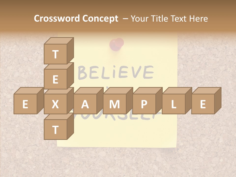 Inspirational Text Conceptual PowerPoint Template
