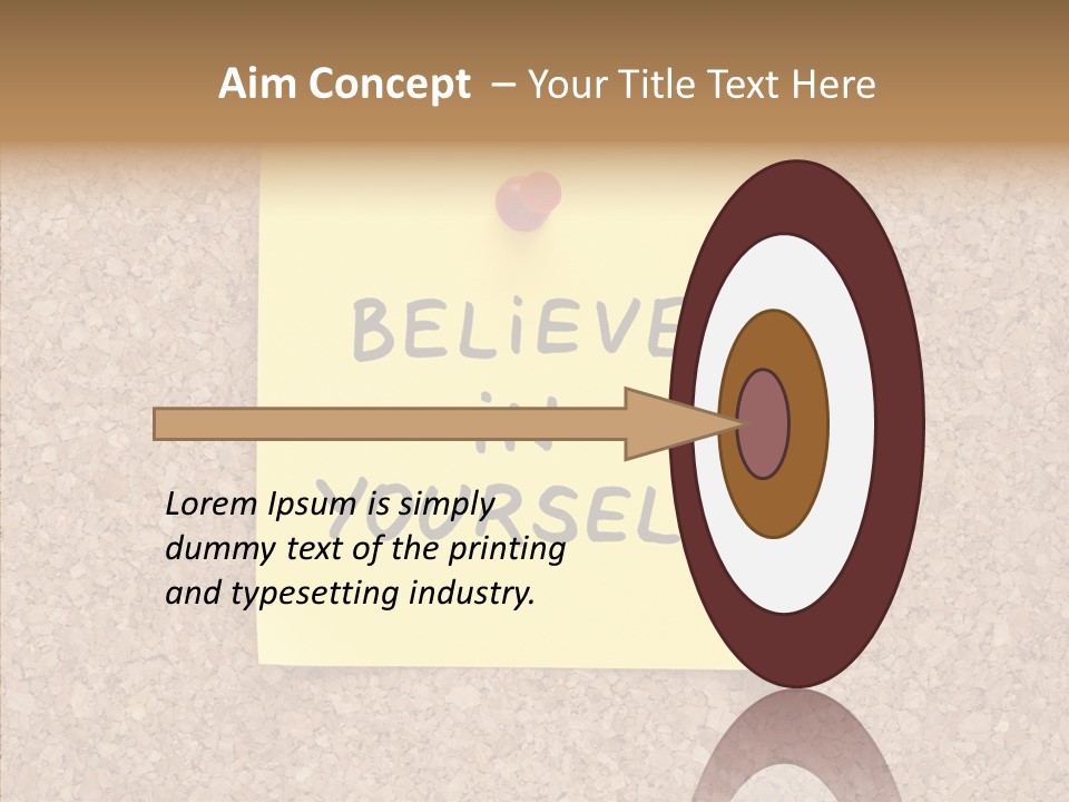 Inspirational Text Conceptual PowerPoint Template