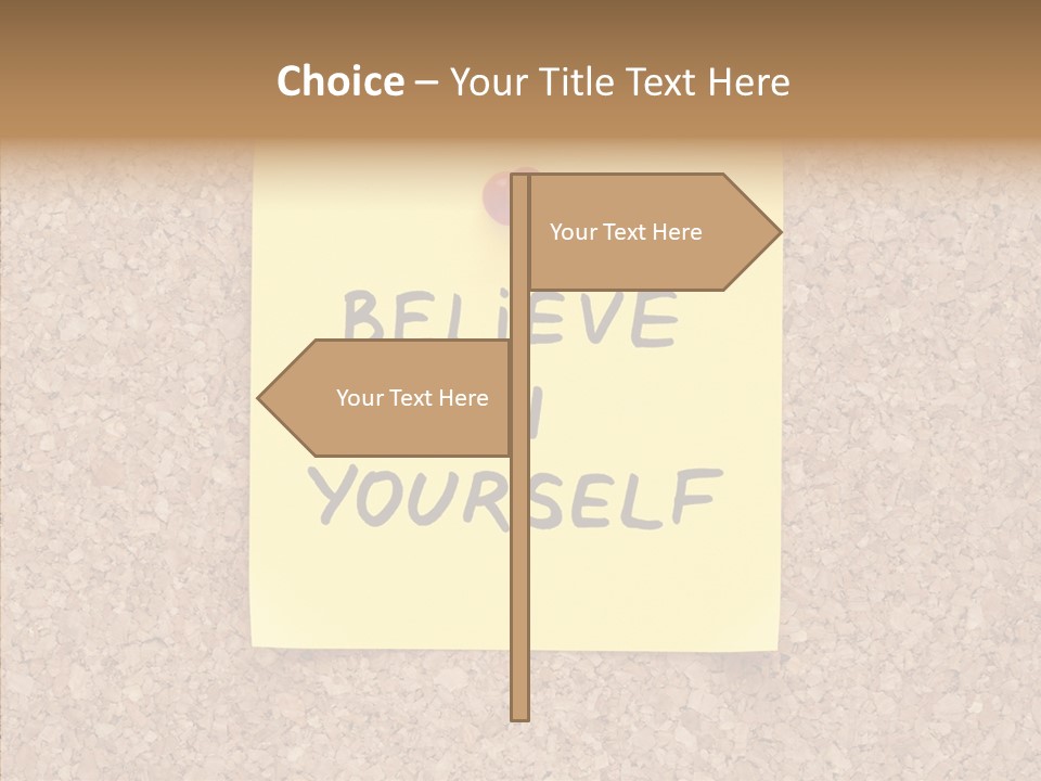 Inspirational Text Conceptual PowerPoint Template
