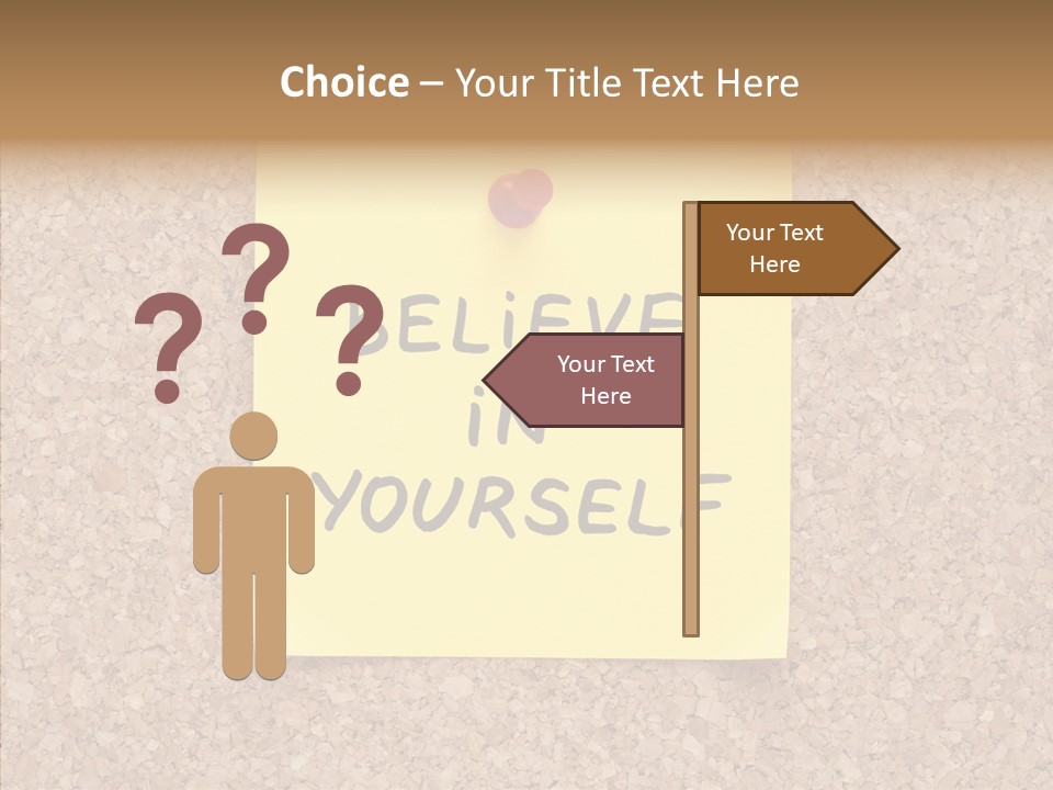 Inspirational Text Conceptual PowerPoint Template