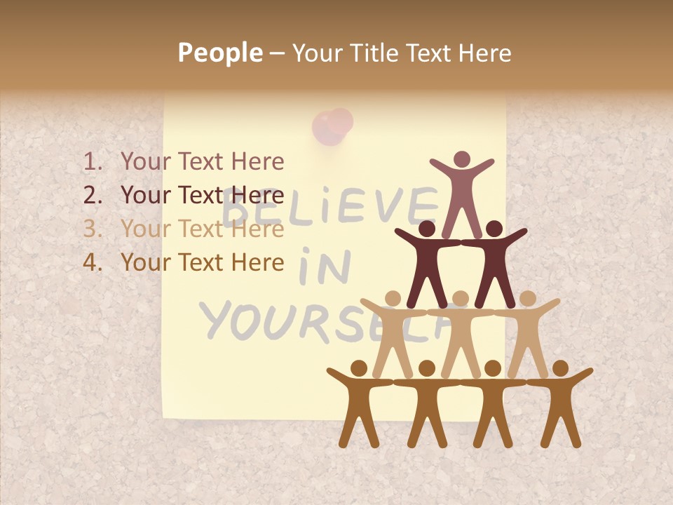 Inspirational Text Conceptual PowerPoint Template