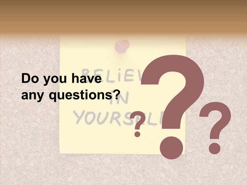 Inspirational Text Conceptual PowerPoint Template