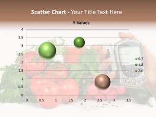 Vegetablesl Test Measure PowerPoint Template