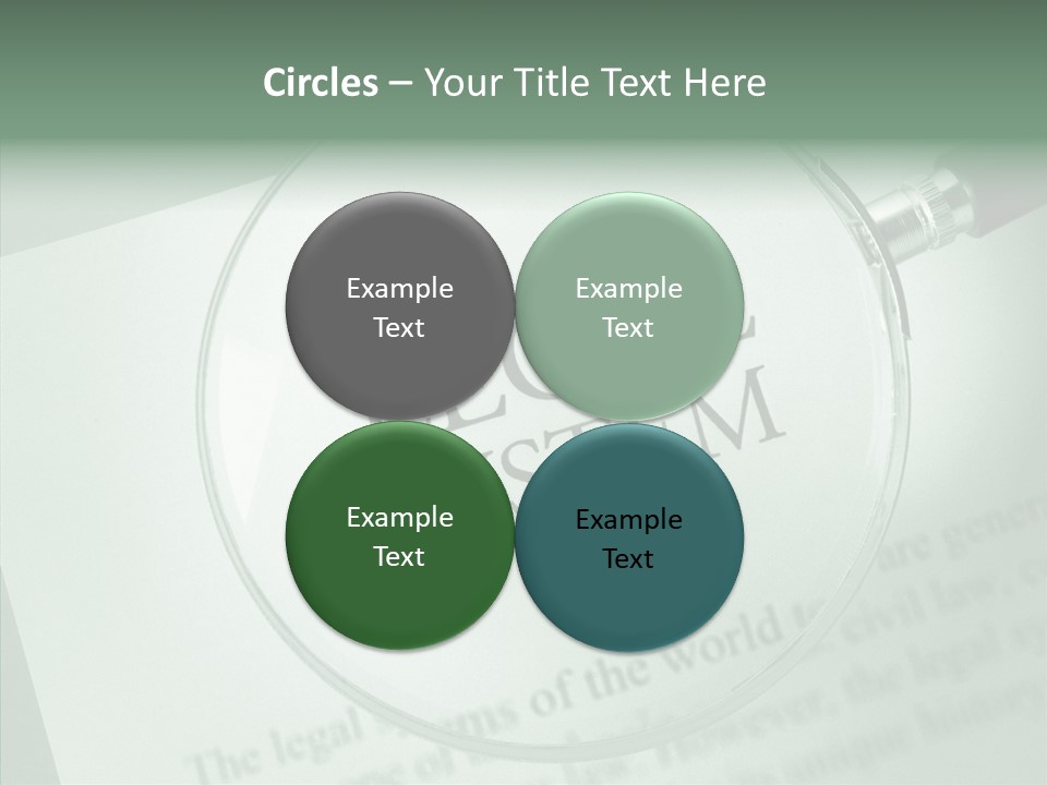 Systems Lawyer Three Dimensional Shape PowerPoint Template