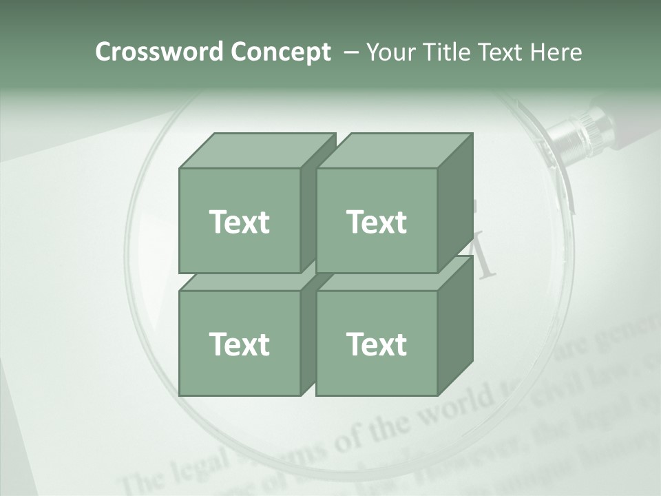 Systems Lawyer Three Dimensional Shape PowerPoint Template