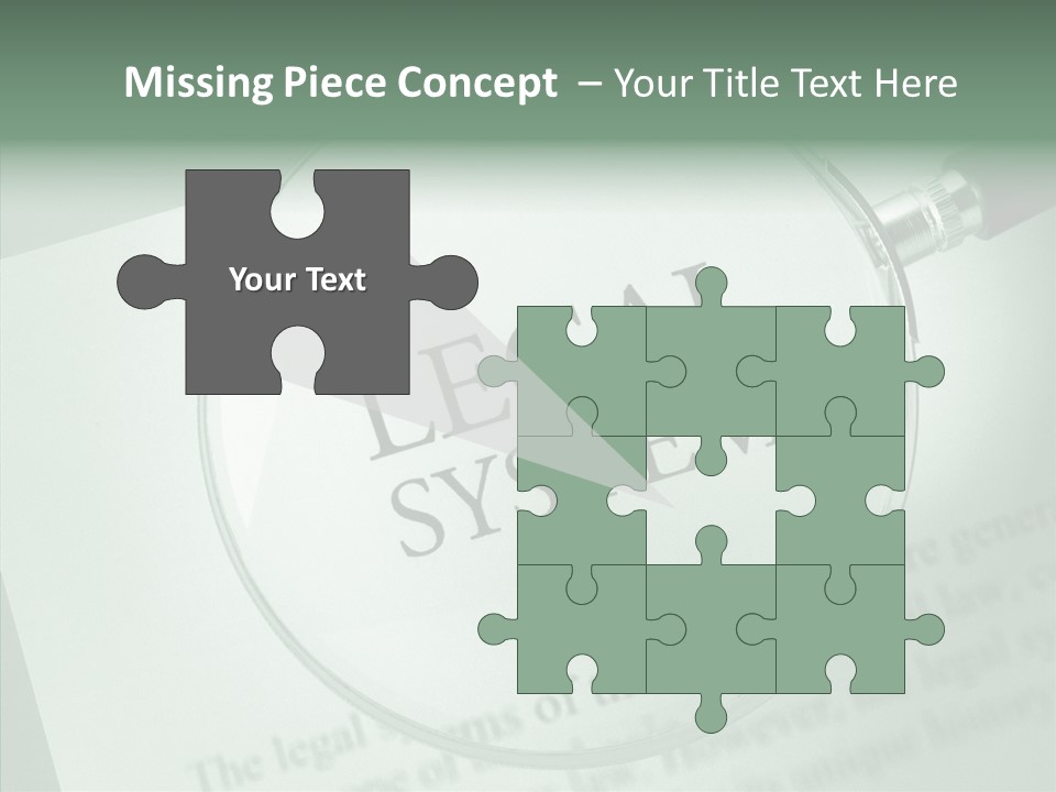 Systems Lawyer Three Dimensional Shape PowerPoint Template