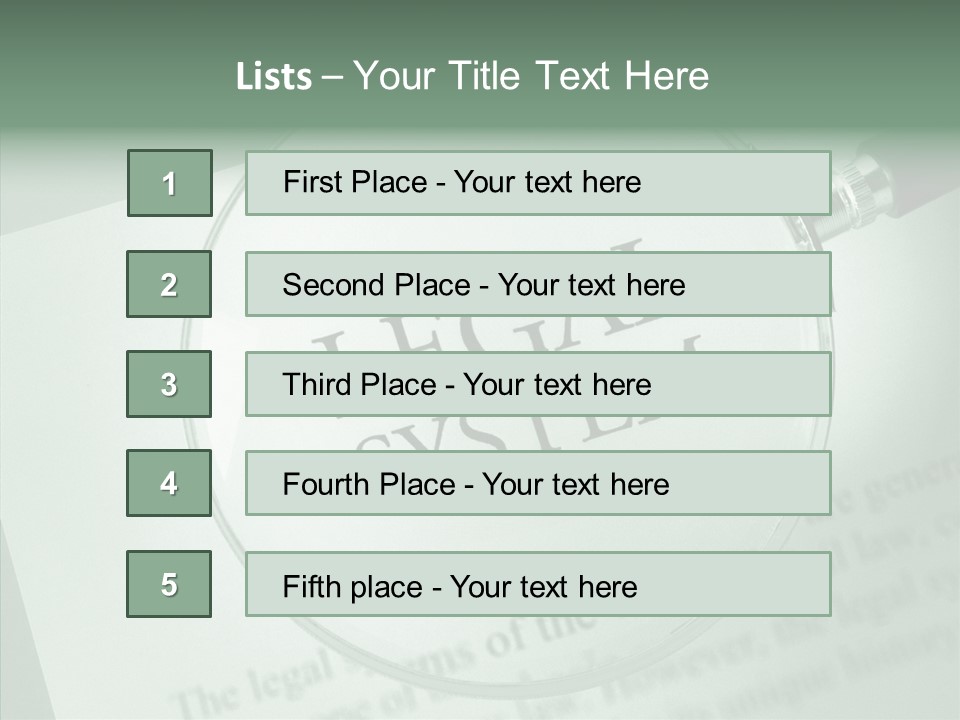 Systems Lawyer Three Dimensional Shape PowerPoint Template