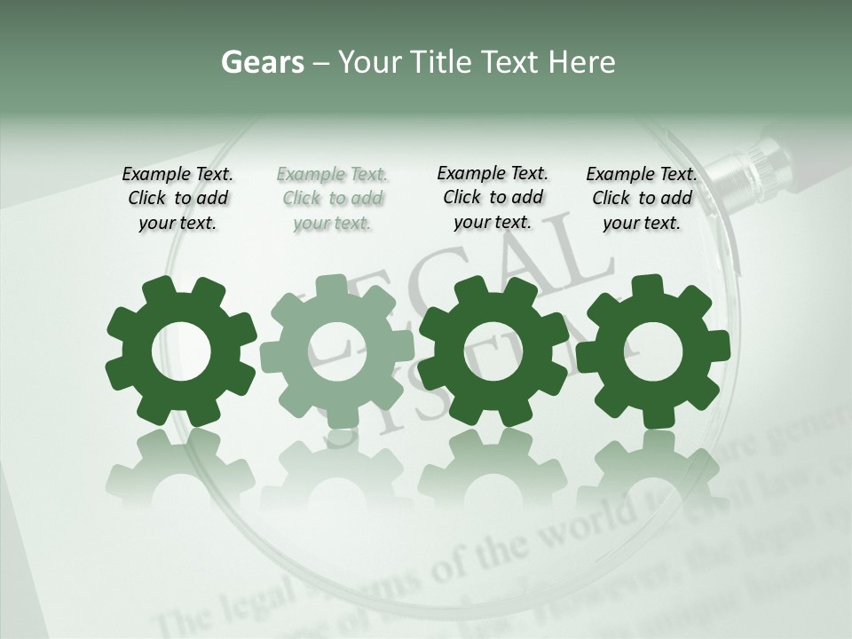 Systems Lawyer Three Dimensional Shape PowerPoint Template