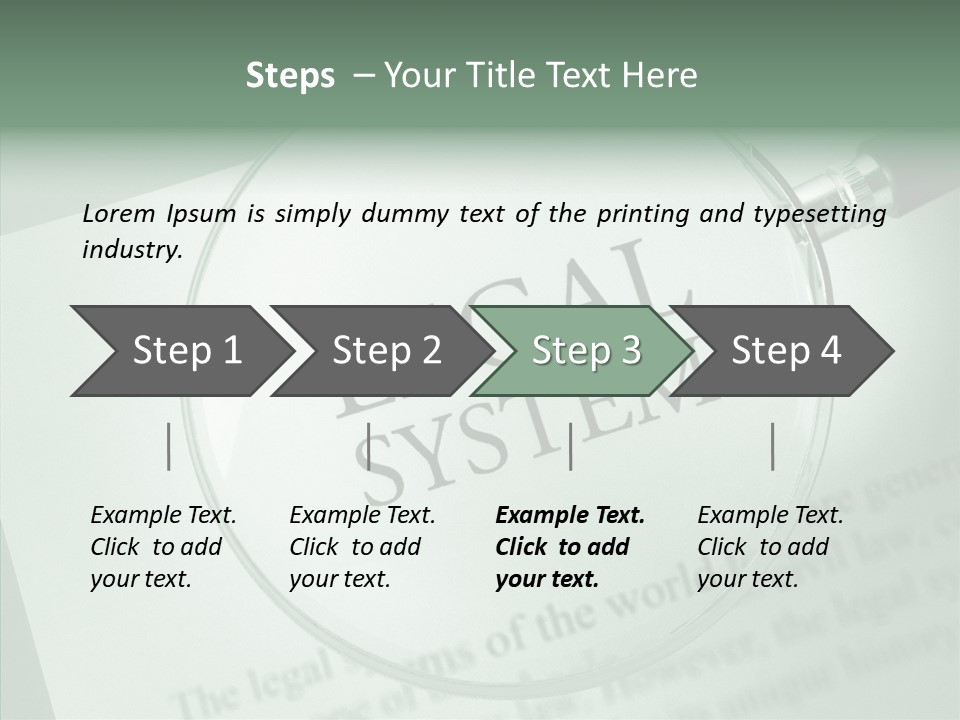 Systems Lawyer Three Dimensional Shape PowerPoint Template