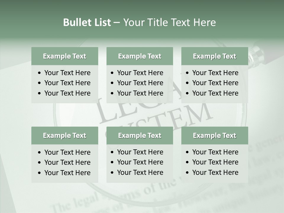 Systems Lawyer Three Dimensional Shape PowerPoint Template