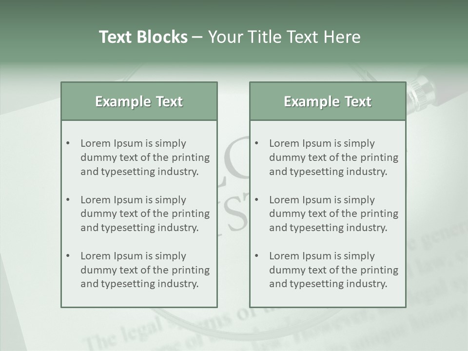 Systems Lawyer Three Dimensional Shape PowerPoint Template