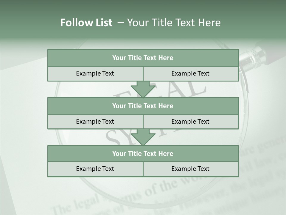 Systems Lawyer Three Dimensional Shape PowerPoint Template