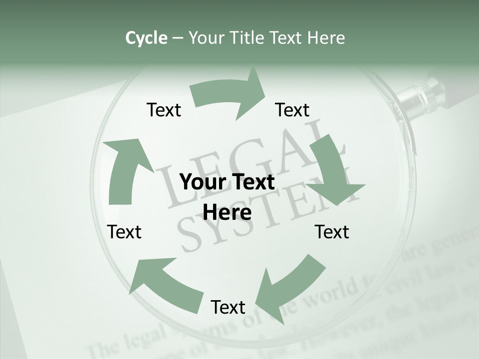 Systems Lawyer Three Dimensional Shape PowerPoint Template