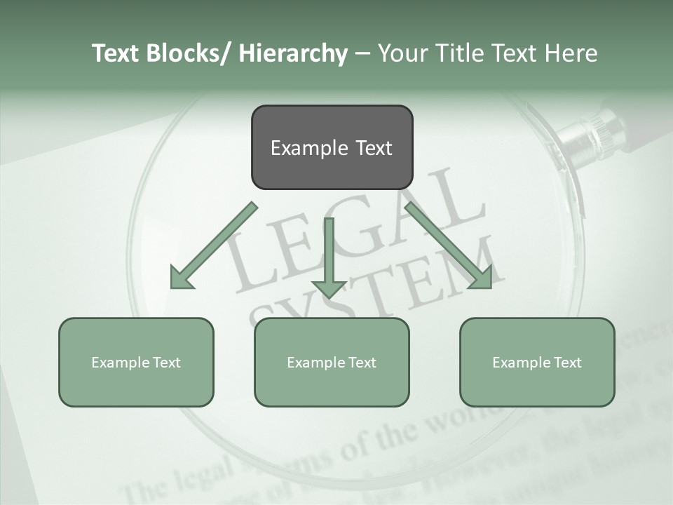 Systems Lawyer Three Dimensional Shape PowerPoint Template