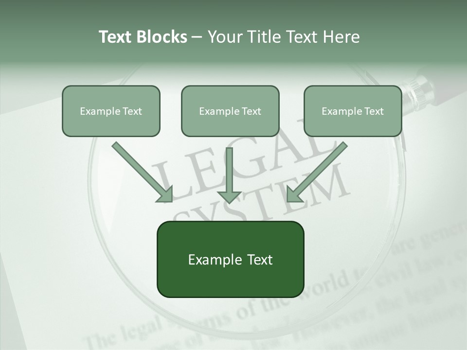 Systems Lawyer Three Dimensional Shape PowerPoint Template