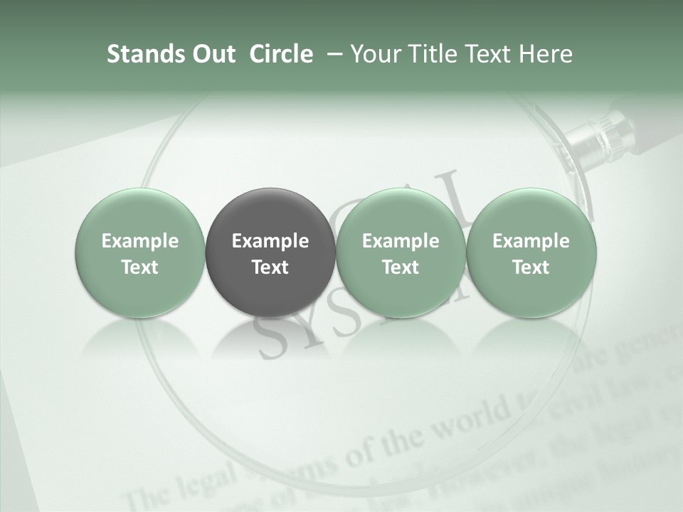 Systems Lawyer Three Dimensional Shape PowerPoint Template