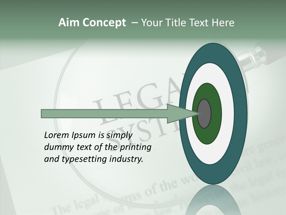 Systems Lawyer Three Dimensional Shape PowerPoint Template