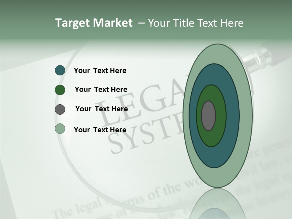 Systems Lawyer Three Dimensional Shape PowerPoint Template