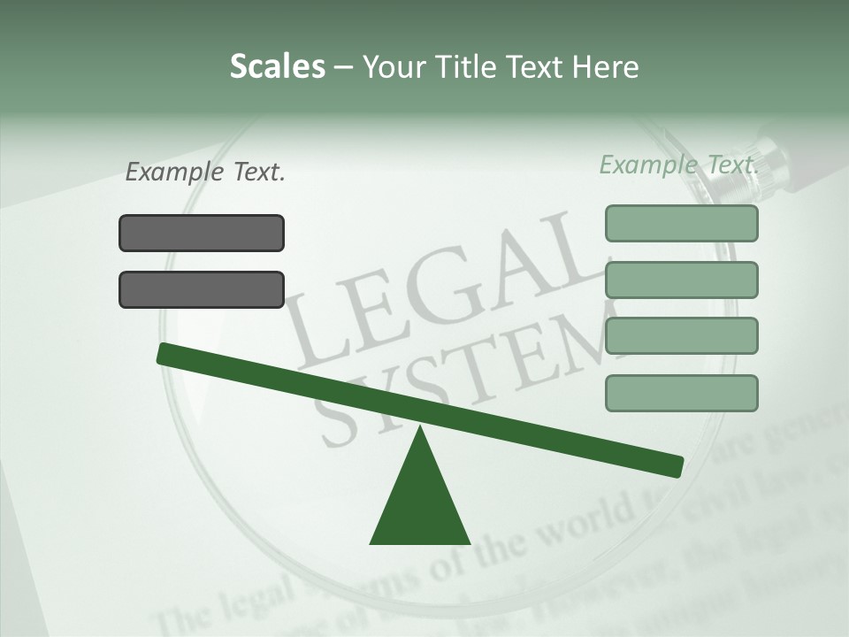 Systems Lawyer Three Dimensional Shape PowerPoint Template