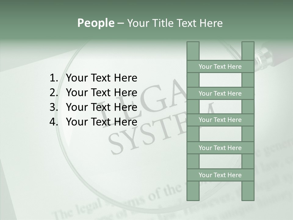 Systems Lawyer Three Dimensional Shape PowerPoint Template