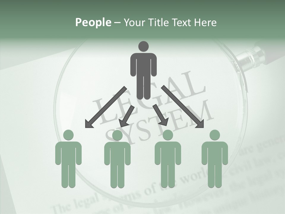 Systems Lawyer Three Dimensional Shape PowerPoint Template