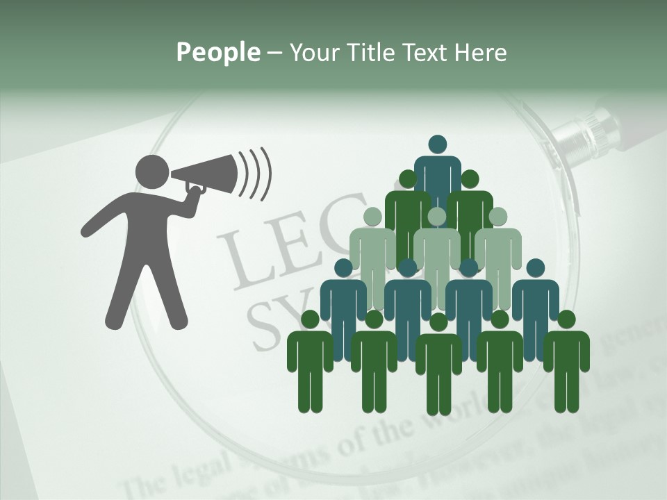 Systems Lawyer Three Dimensional Shape PowerPoint Template