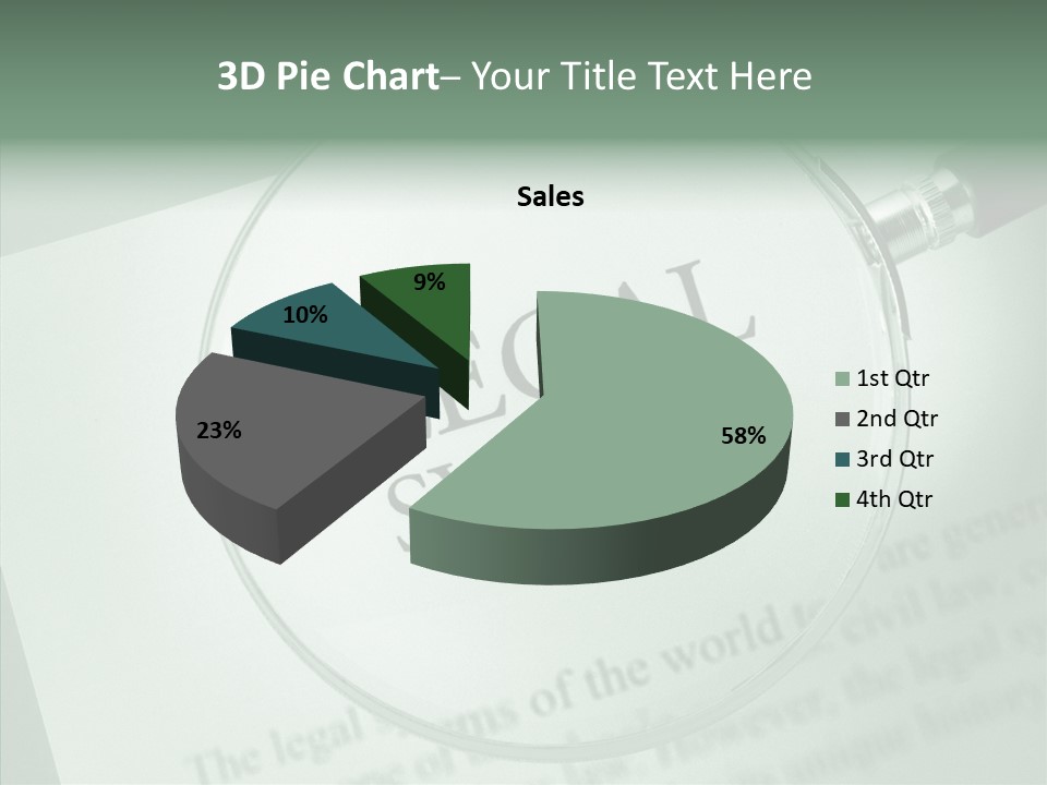 Systems Lawyer Three Dimensional Shape PowerPoint Template