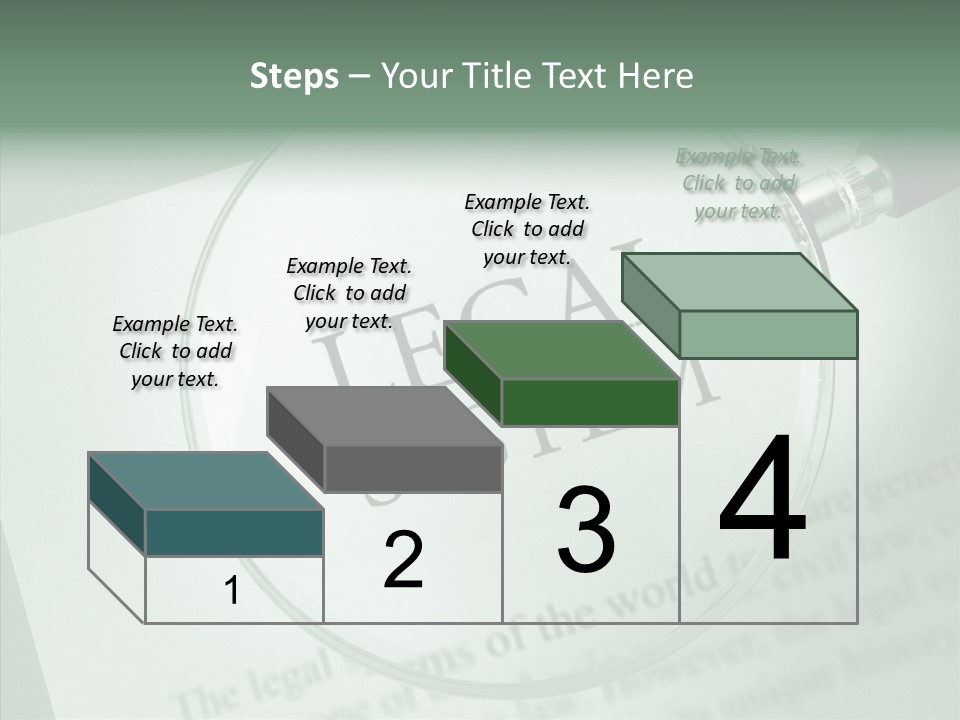 Systems Lawyer Three Dimensional Shape PowerPoint Template