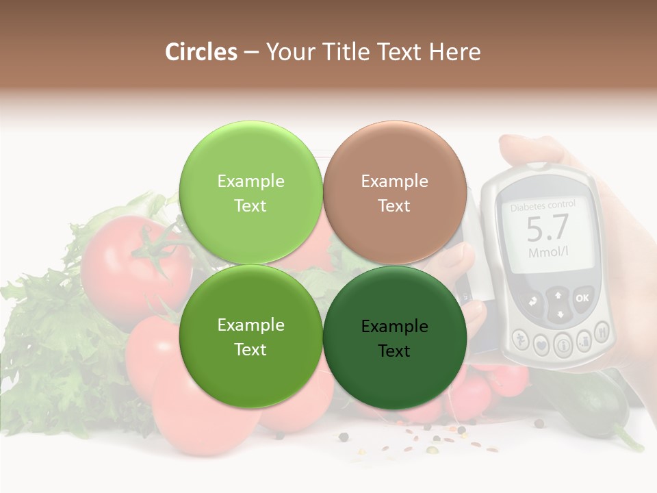 Hospital Equipment Radish PowerPoint Template