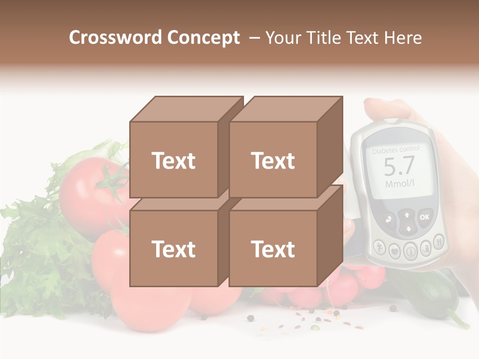 Hospital Equipment Radish PowerPoint Template
