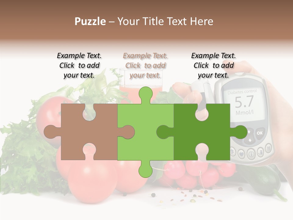 Hospital Equipment Radish PowerPoint Template