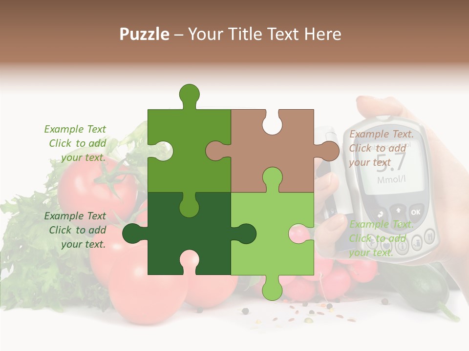 Hospital Equipment Radish PowerPoint Template