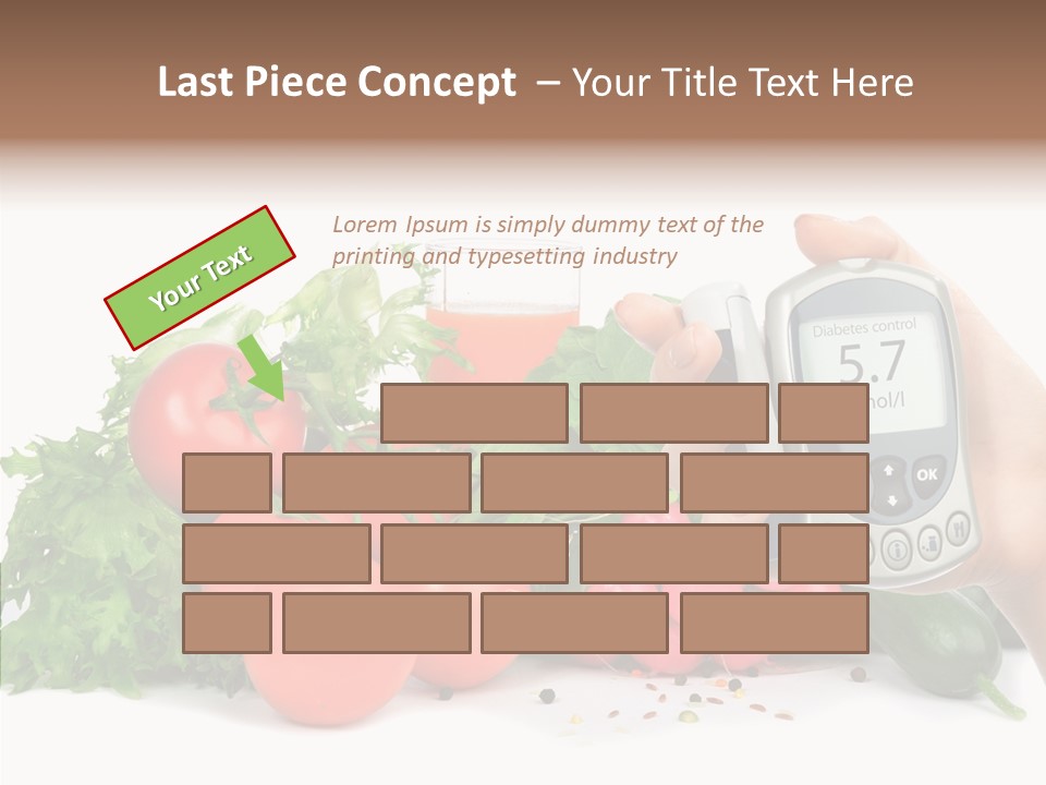 Hospital Equipment Radish PowerPoint Template