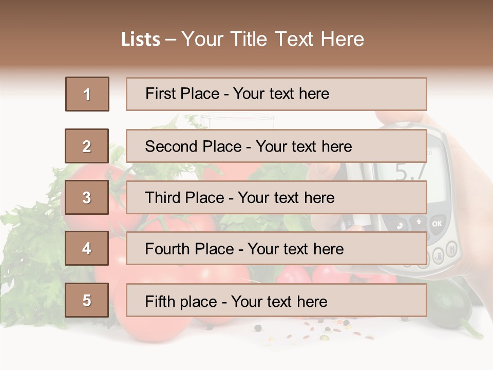 Hospital Equipment Radish PowerPoint Template