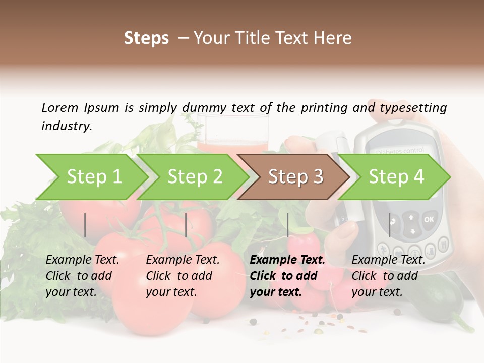 Hospital Equipment Radish PowerPoint Template