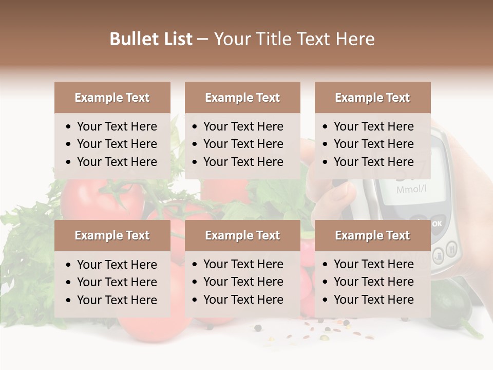 Hospital Equipment Radish PowerPoint Template