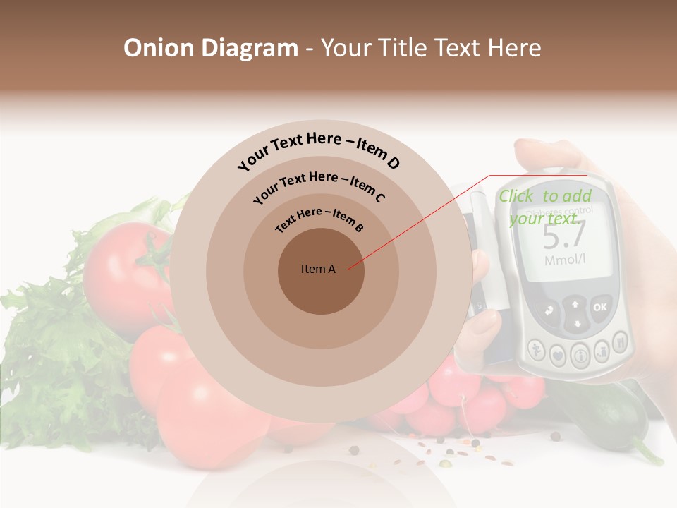 Hospital Equipment Radish PowerPoint Template