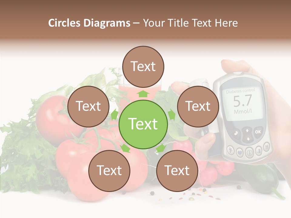 Hospital Equipment Radish PowerPoint Template