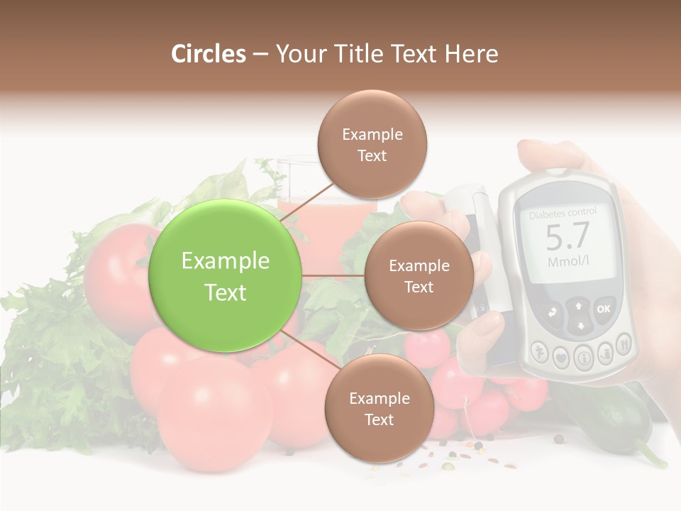 Hospital Equipment Radish PowerPoint Template