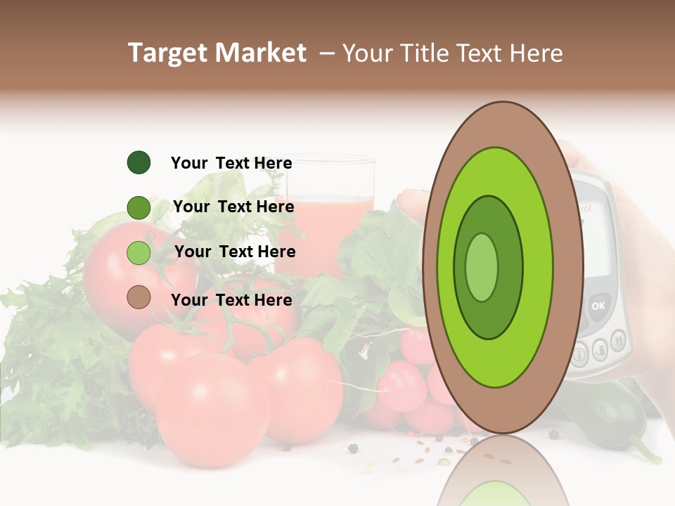Hospital Equipment Radish PowerPoint Template