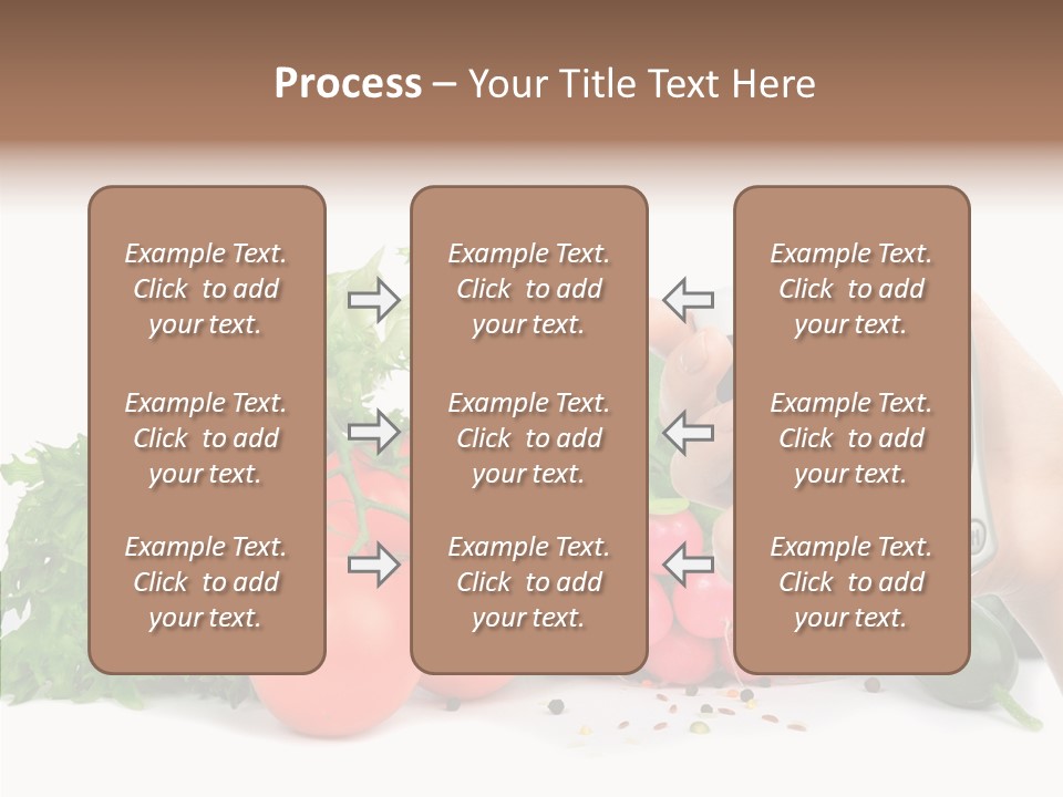Hospital Equipment Radish PowerPoint Template