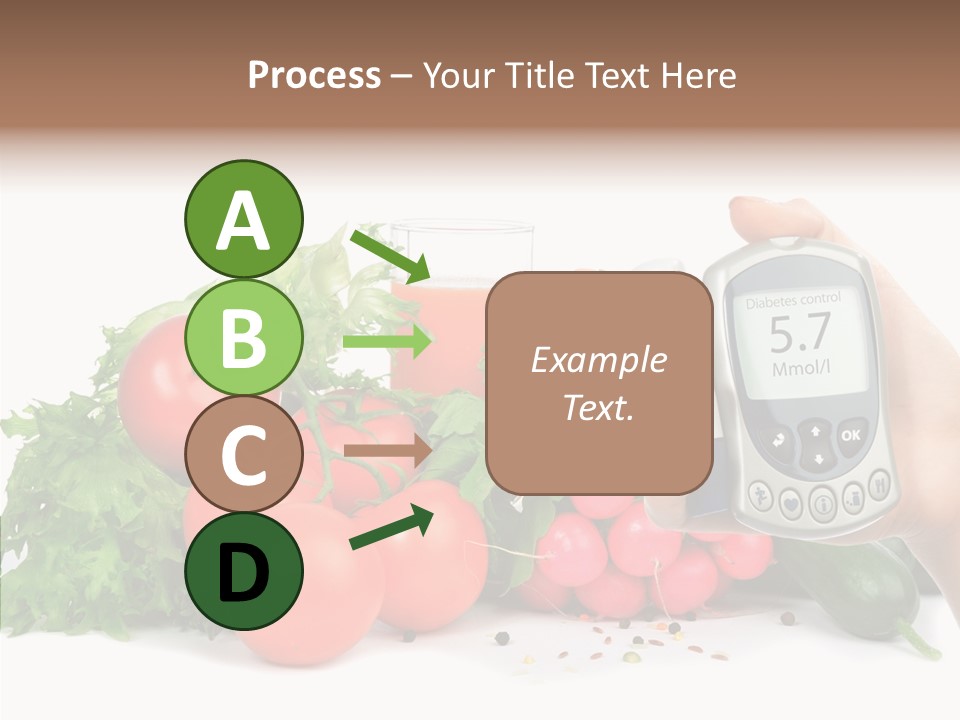 Hospital Equipment Radish PowerPoint Template
