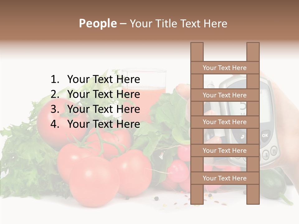 Hospital Equipment Radish PowerPoint Template