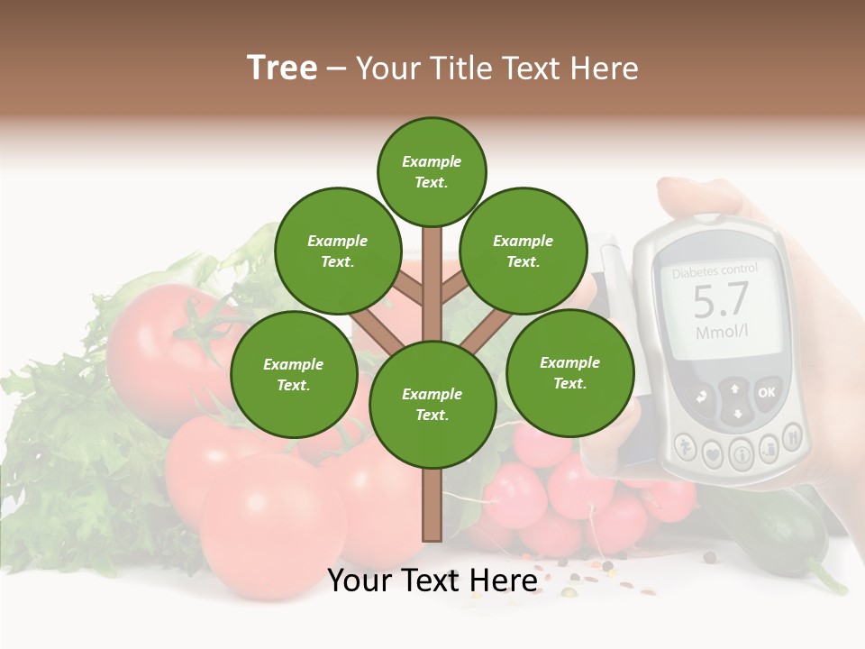 Hospital Equipment Radish PowerPoint Template