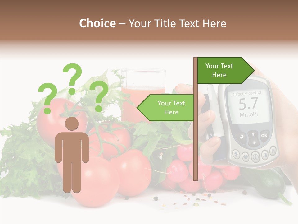Hospital Equipment Radish PowerPoint Template