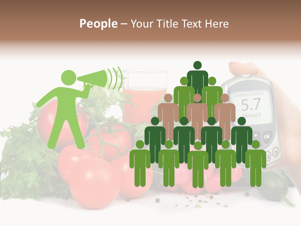 Hospital Equipment Radish PowerPoint Template