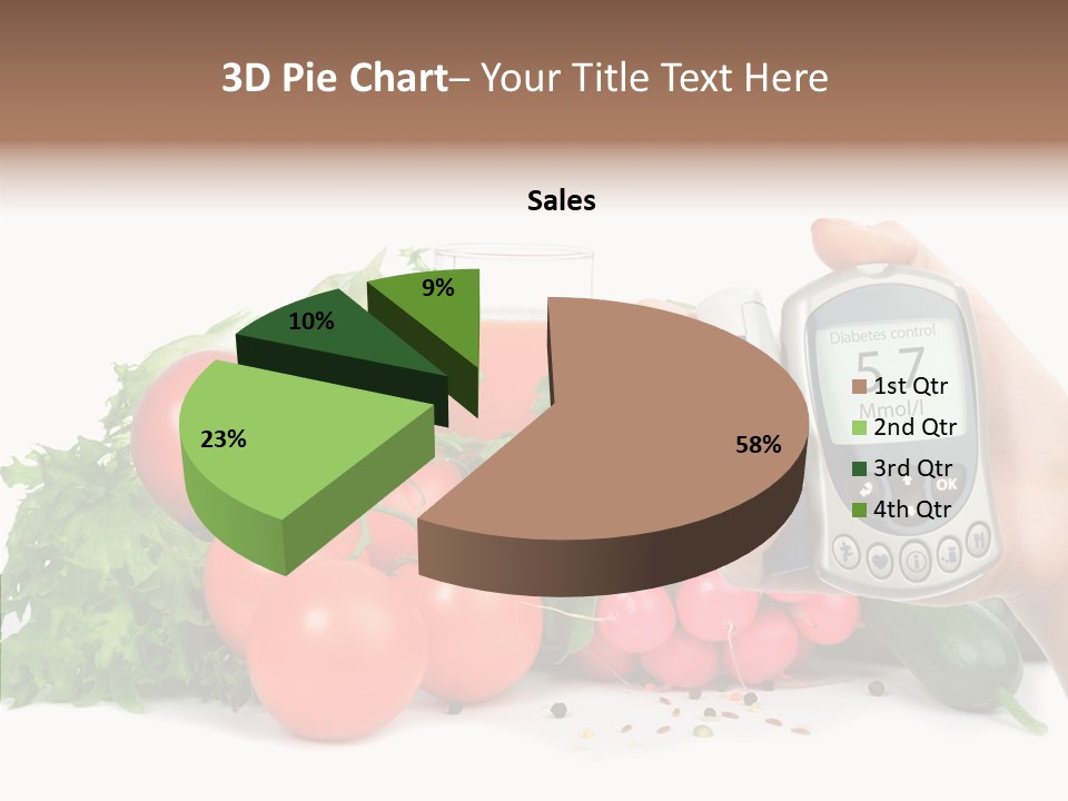 Hospital Equipment Radish PowerPoint Template