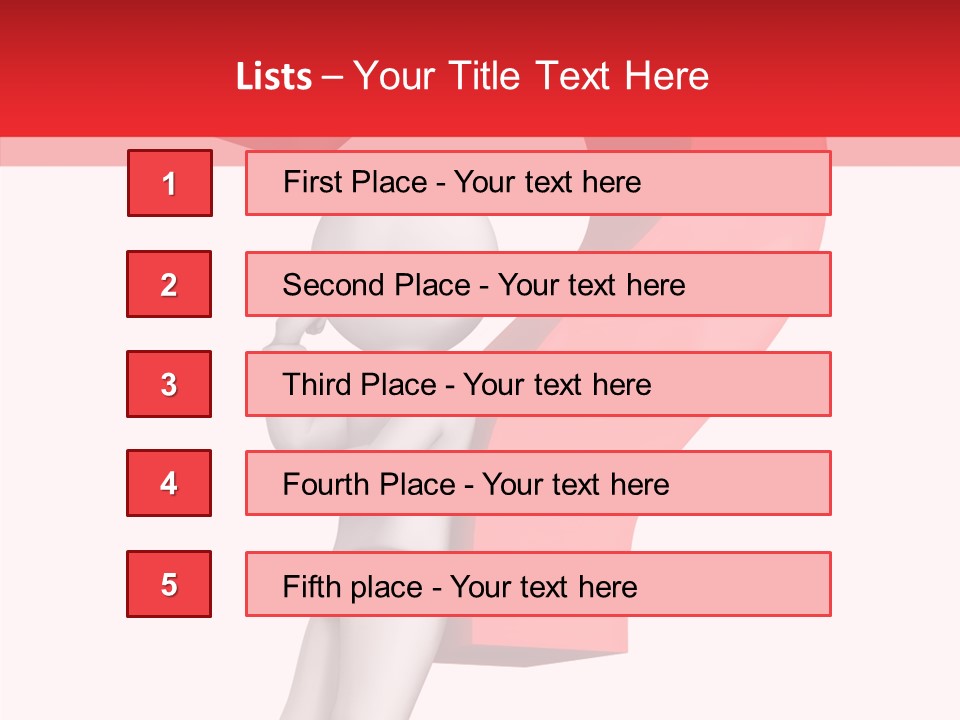Require Mark Human PowerPoint Template
