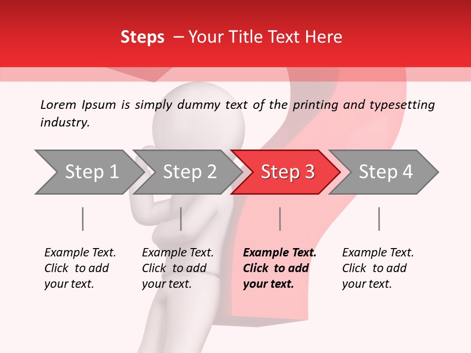 Require Mark Human PowerPoint Template